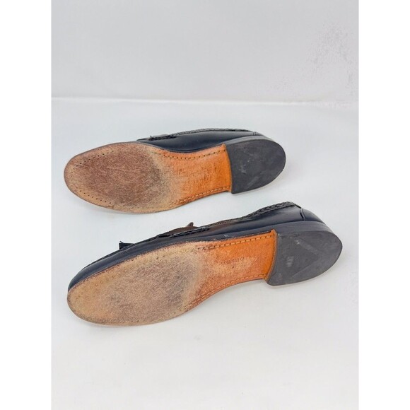 Allen Edmonds Mens Shoes Black Maxfield Leather Slip On Penny Loafer US 10.5 B - Picture 4 of 13